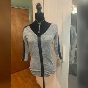 Black and gray shirt